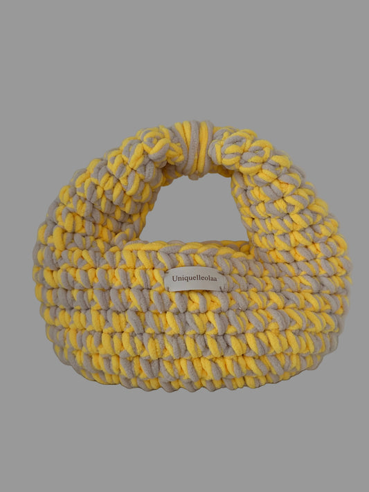 Moonbag in Beige/Yellow