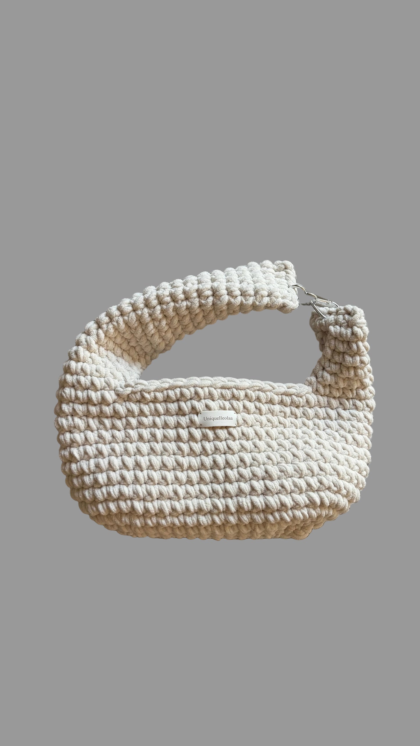 Soft Loop Bag in Beige