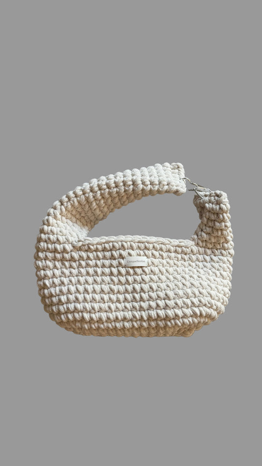Soft Loop Bag in Beige